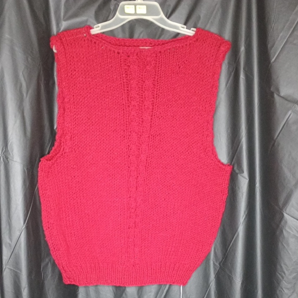 Handmade Crochet Sleeveless Sweater Vest